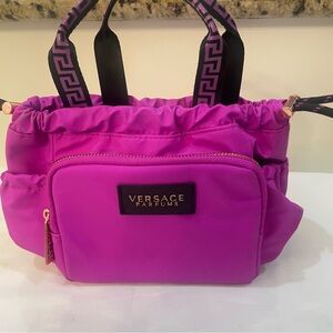 Versace Fuchsia Cosmetic Bag